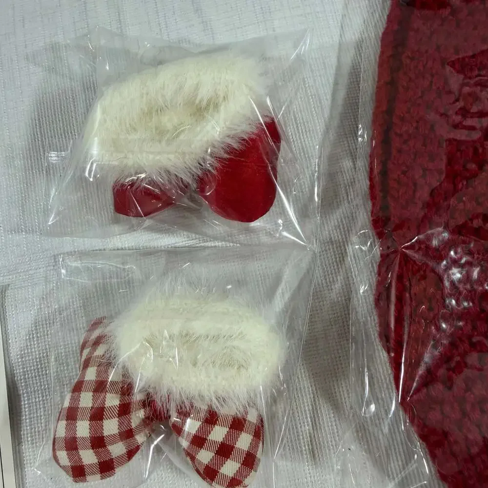 Zology Red & White Holiday Pet Accessory Set - Size Large - New with Box lg